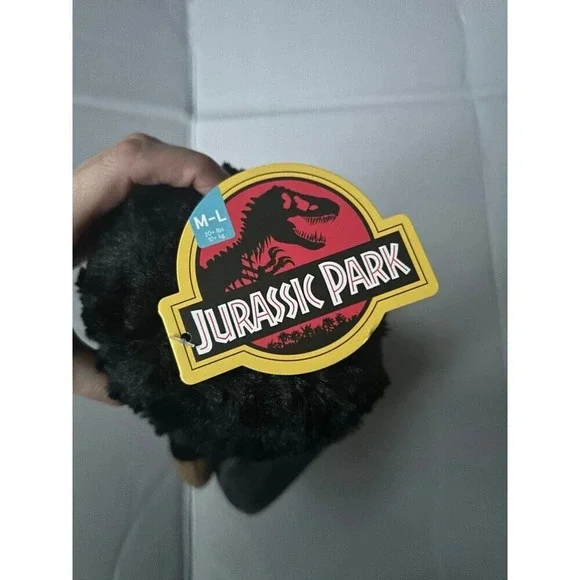 Bark Box M-L Life Finds A Play Ian Jurassic Park Dog Toy Squeaker stuffed soft